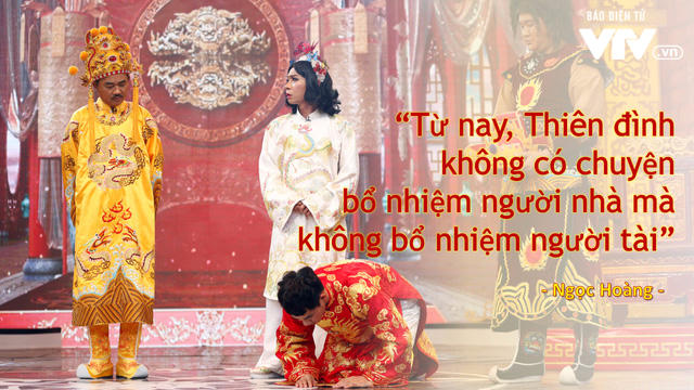 Sau khi dạy các Táo một bài học về việc bổ nhiệm sai, "Ngọc Hoàng" Quốc Khánh đã đưa ra chỉ đạo rõ ràng: "Từ nay, Thiên đình không có chuyện bổ nhiệm người nhà mà không bổ nhiệm người tài