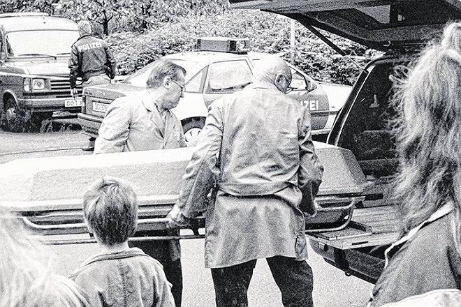 Hiện trường nơi tìm thấy thi thể cô gái