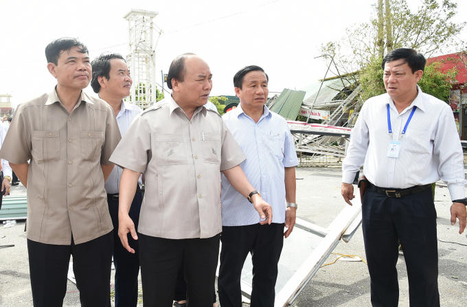 Thủ tướng chỉ đạo khắc phục hậu quả bão số 10 tại Hà Tĩnh.