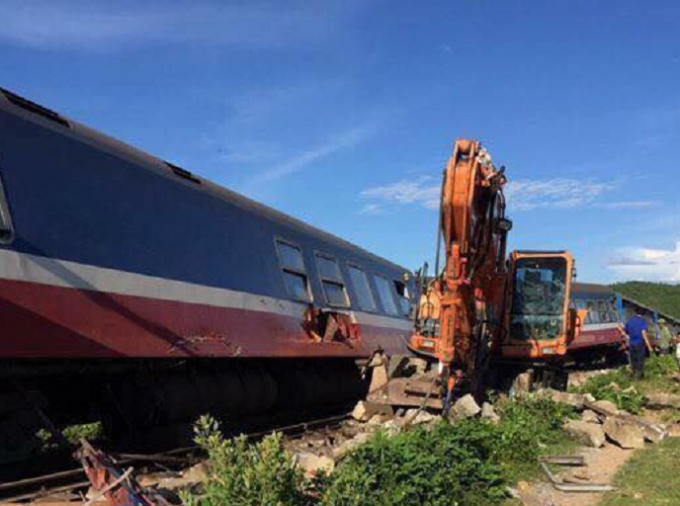 Hiện trường vụ tai nạn.