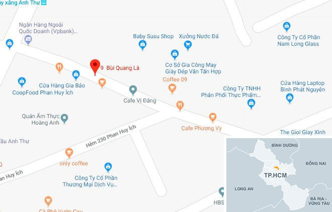 Vị trí nơi xảy ra vụ việc. Ảnh: Google Maps.