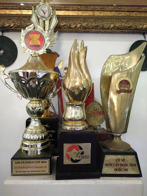 Sản phẩm Ngọc trai Quốc An được đánh giá cao trên thị trường.