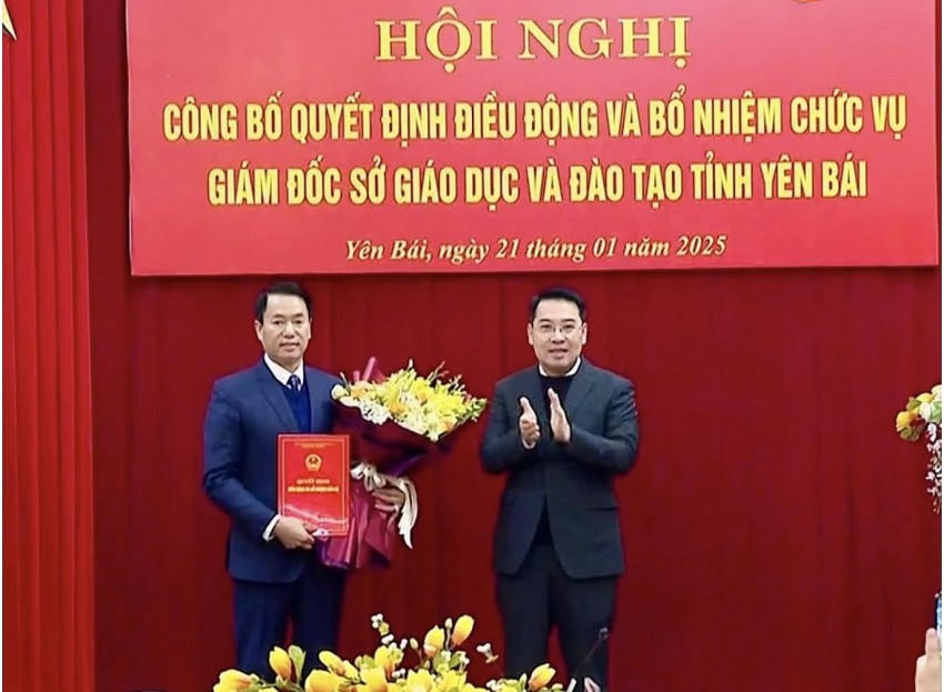 Ông Luyện Hữu Chung giữ chức Giám đốc Sở Giáo dục và Đào tạo tỉnh Yên Bái.