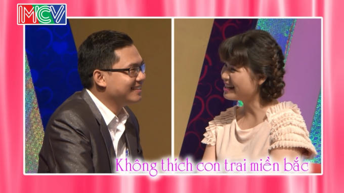 Tuyên bố của cô gái "không thích con trai miền Bắc" khiến chàng trai hết sức lo lắng.