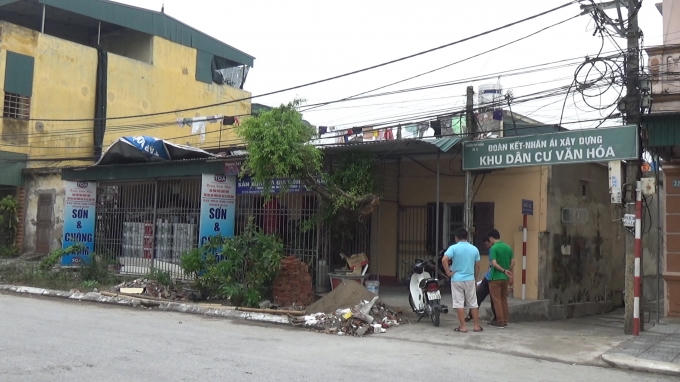 Ngôi nhà của bà Đoàn Thị Minh ở số 321 đường Nguyễn Trãi, phường Phú Khánh, TP Thái Bình.