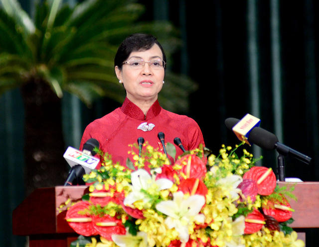 Chủ tịch HĐND TPHCM Nguyễn Thị Quyết Tâm đề nghị chính quyền TP phải điều hành đầu tư công hiệu quả hơn, tránh lãng phí, tham nhũng.