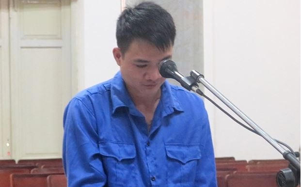 Bùi Văn Biên tại phiên tòa sơ thẩm.