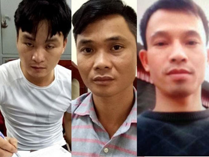 3 nghi can được xác định trong vụ án đánh chết trung úy Công an (Ảnh: cand)