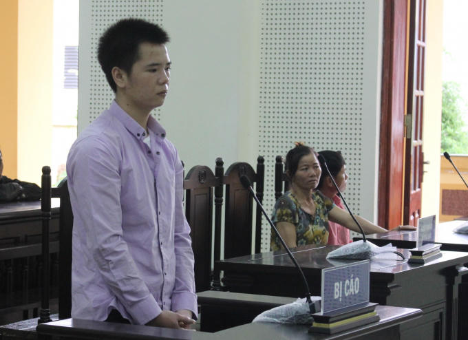 Ngô Văn Minh tại phiên xét xử ngày 13/7.