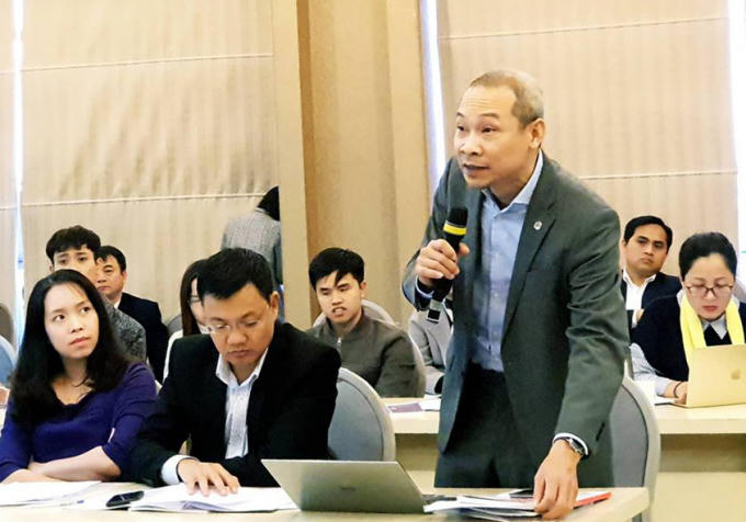 Các đại biểu phát biểu tại Hội thảo. - Ảnh: VGP