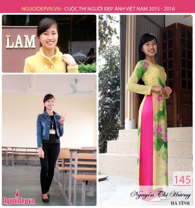 Thí sinh Nguyễn Thị Hương, SBD 145, Hà Tĩnh