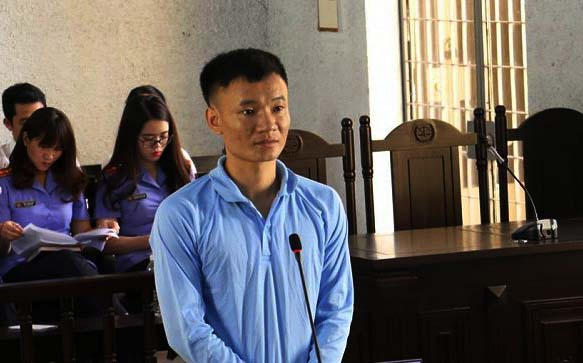 Bị cáo Võ Văn Cần tại phiên tòa.