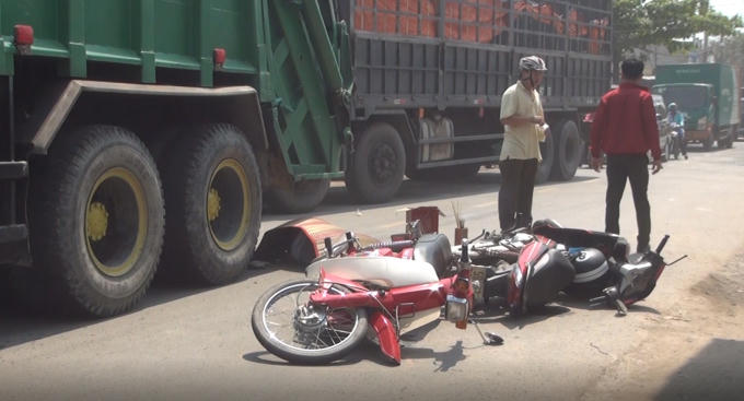 Hiện trường vụ tai nạn