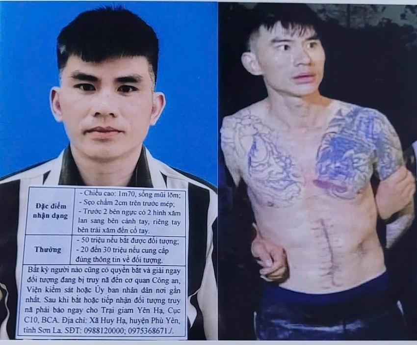 Phạm nhân Lý Văn Vũ.