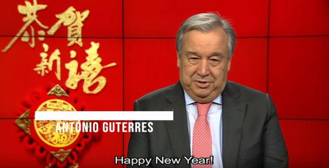 Tổng thư ký Liên Hợp Quốc Antonio Guterres chúc mừng năm mới âm lịch