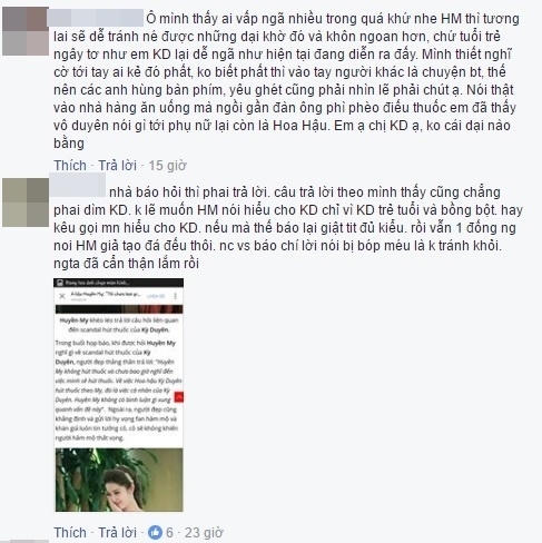 Huyền My bị