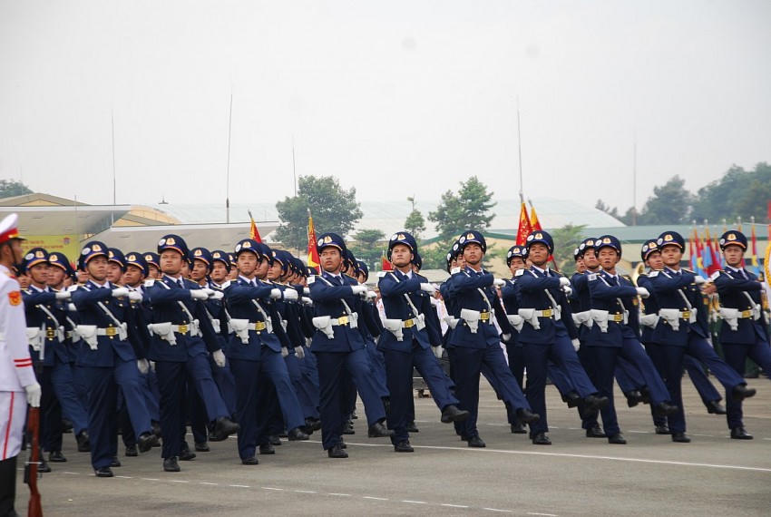 Khối sĩ quan Cảnh sát biển Việt Nam.