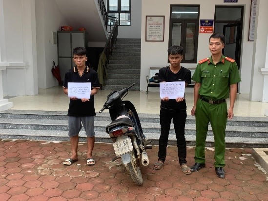 Các đối tượng bị bắt giữ
