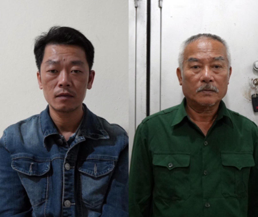 Đối tượng Nguyễn Ngọc Linh và Nguyễn Ngọc Long. Ảnh: Công an Cao Bằng.
