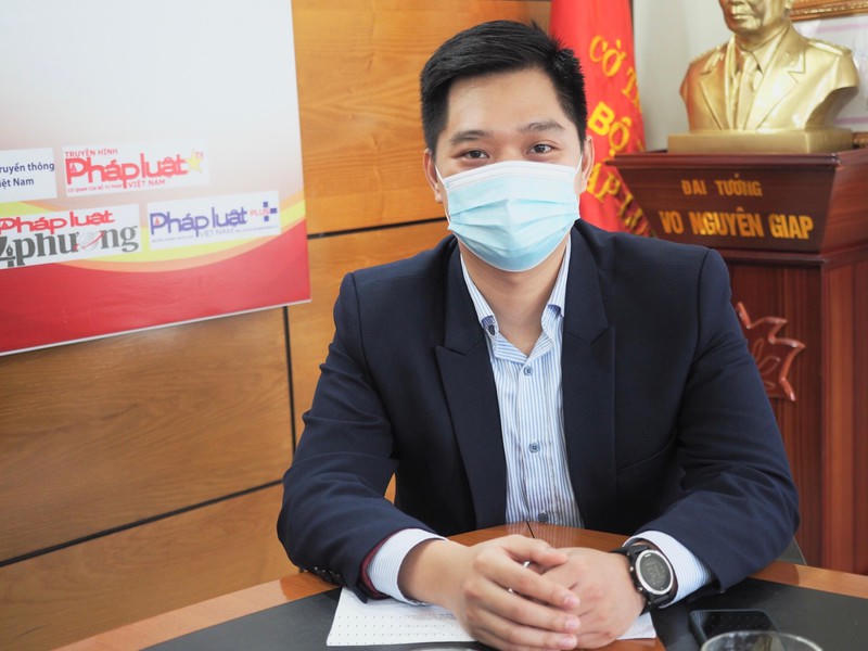 Ông Nguyễn Sơn Tùng, Phó trưởng Phòng công tác sinh viên - Giảng viên Bộ môn luật Tố tụng dân sự, Bí thư Đoàn Thanh niên Trường Đại học Luật Hà Nội.