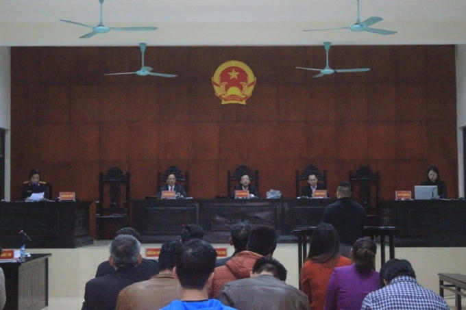 Các nhân chứng liên quan đến vụ án đều không có mặt tại phiên tòa.