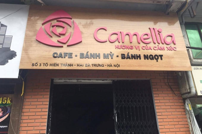 Cửa hàng bánh Camellia Bakery số 3 Tô Hiến Thành, Hai Bà Trưng, Hà Nội.