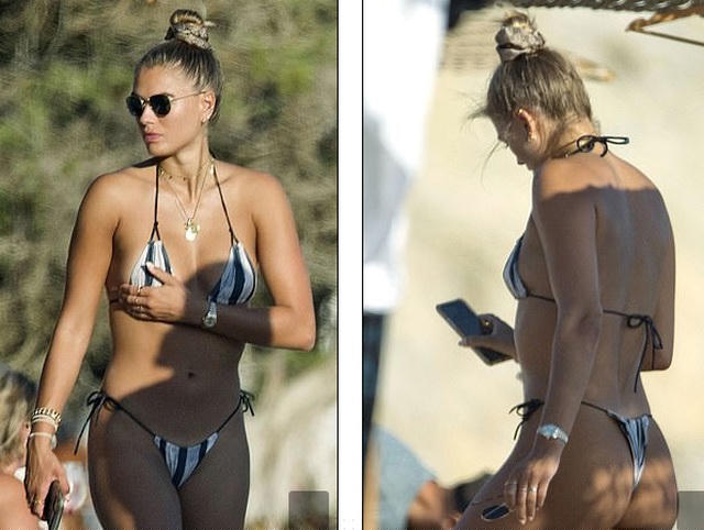 Mới hồi tháng 6, Chi còn hò hẹn với ngôi sao của show truyền hình Love Island - Harley Brash, 21 tuổi