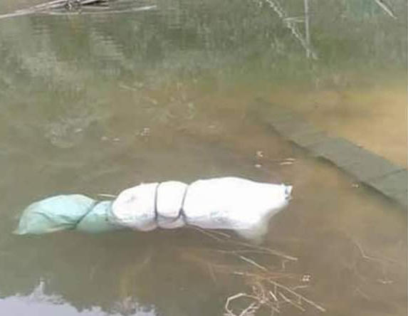 Hiện trường nơi xảy ra sự việc.