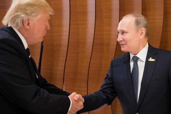 Tổng thống Mỹ Donald Trump và Tổng thống Nga Vladimir Putin. Ảnh: Reuters