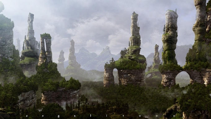 Hàng nghìn cột đá trong Khu thắng cảnh Vũ Lăng Nguyên, Trung Quốc