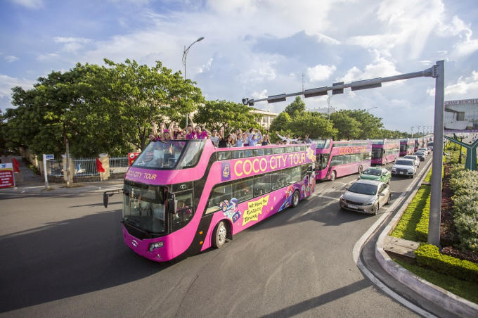 Xe buýt du lịch 2 tầng Coco City Tour đã có mặt tại Đà Nẵng