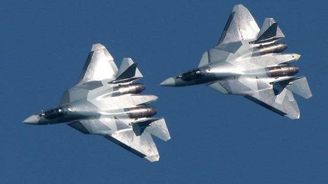 Máy bay chiến đấu thế hệ 5 Su-57 của Nga.