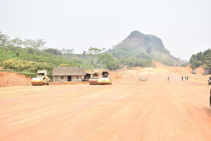 Dự án Cao tốc Tuyên Quang - Hà Giang. (Ảnh: Cổng TTĐT tỉnh Tuyên Quang)