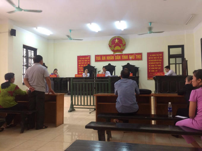 TAND tỉnh Phú Thọ mở phiên tòa phúc thẩm ngày 28/7 giải quyết vụ án tranh chấp đất đai giữa gia đình ông Ngô Văn Nghĩa và ông Chu Xuân Thanh (cùng trú tại khu 6 - xã Hiền Quan- huyện Tam Nông).