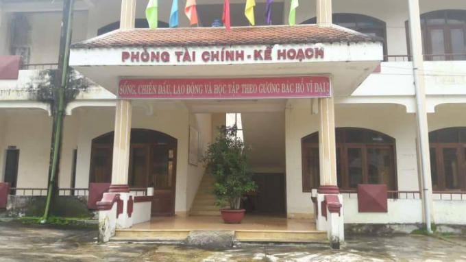 Phòng Tài chính- Kế hoạch huyện Đắk Glei nơi ông Tuấn được bổ nhiệm làm Trưởng phòng