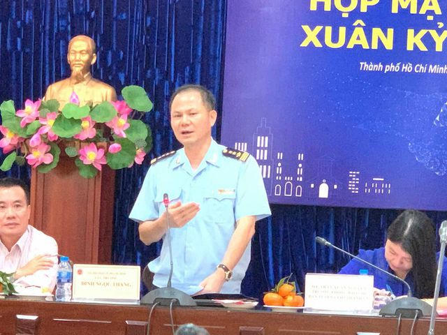 Ông Đinh Ngọc Thắng, Cục trưởng Cục Hải quan TPHCM.