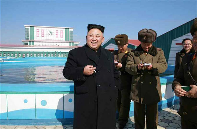 Nụ cười tươi nở trên khuôn mặt của nhà lãnh đạo Triều Tiên. (Ảnh: Rodong Sinmun)