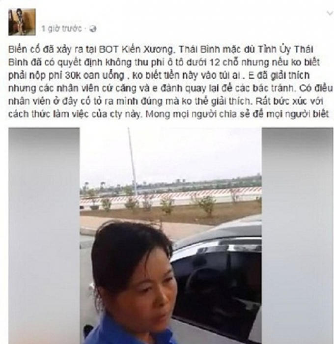 Nội dung chia sẻ trên Facebook cá nhân của C.V thu hút sự chú ý của cư dân mạng. Ảnh chụp màn hình.