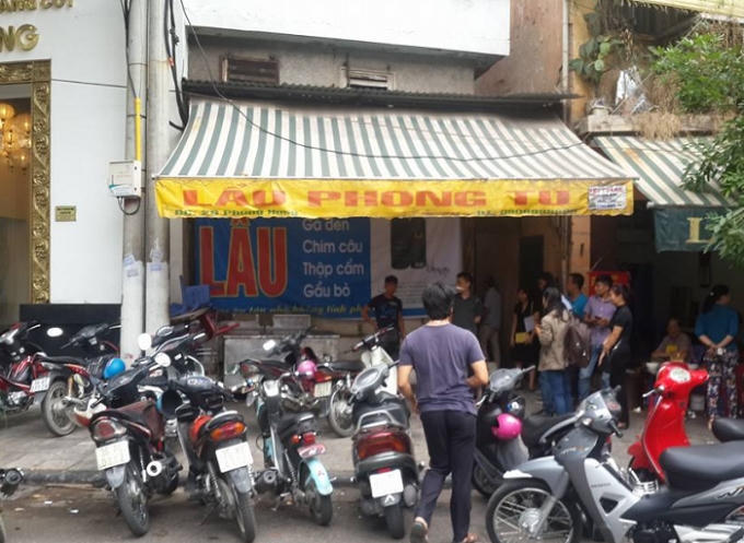 Quán nhậu nơi xảy ra sự việc.