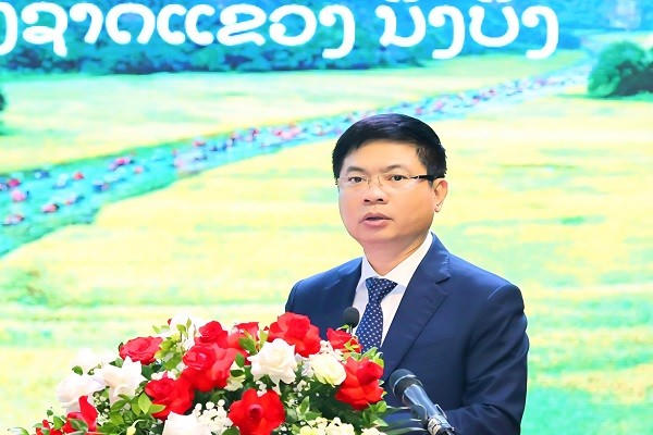 Bí thư tỉnh Ninh Bình, ông Trương Quốc Huy phát biểu tại hội thảo.