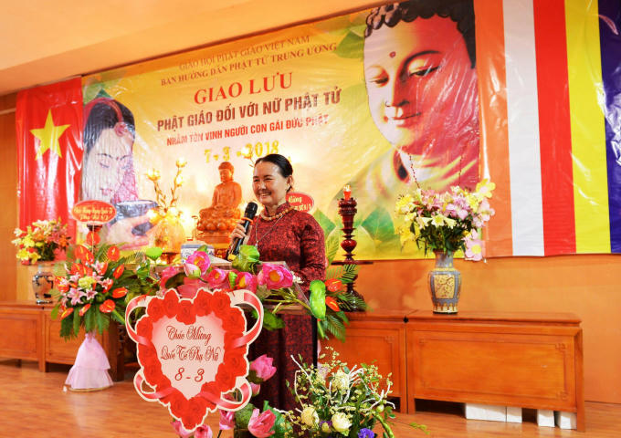 Giáo hội Phật giáo Việt Nam tổ chức giao lưu với nữ phật tử mừng ngày Quốc tế Phụ nữ 8/3