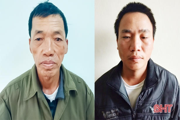 Từ trái sang: Trần Ngọc Mạnh và Trần Hữu Văn.