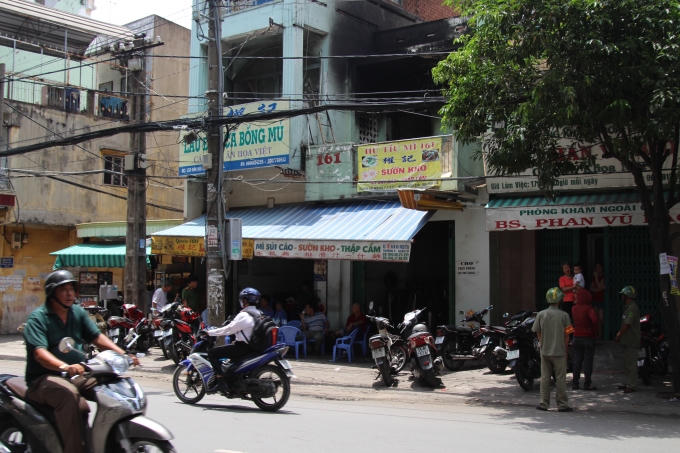Hiện trường vụ cháy.