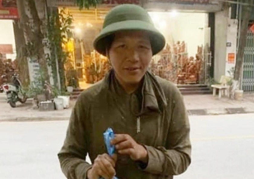 Đối tượng bị bắt giữ.