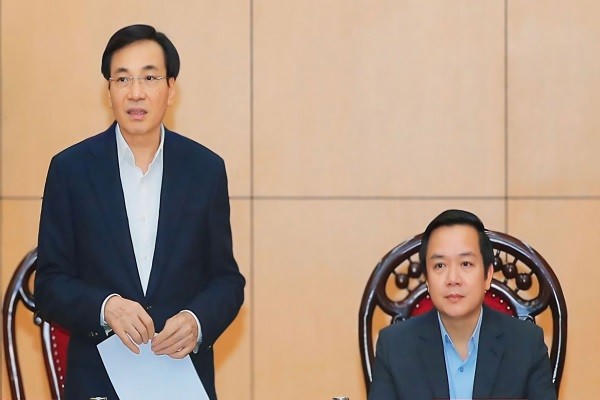 Bộ trưởng, Chủ nhiệm Văn phòng Chính phủ Trần Văn Sơn phát biểu kết luận buổi làm việc