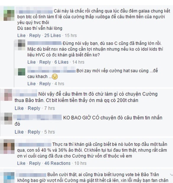 Nhiều khán giả tin rằng 40% và 36% ở đầu đêm Gala chỉ là con số ảo.