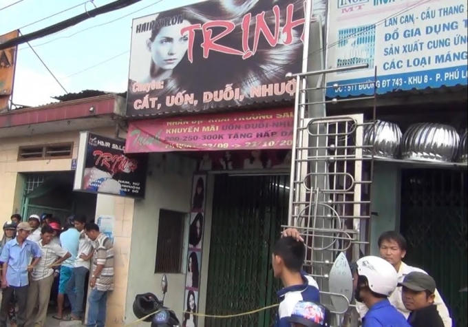 Khu vực xảy ra vụ việc.