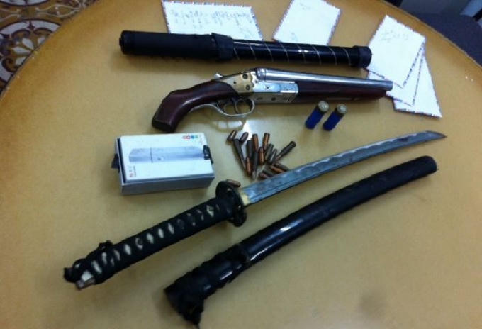 Tang vật vụ án.