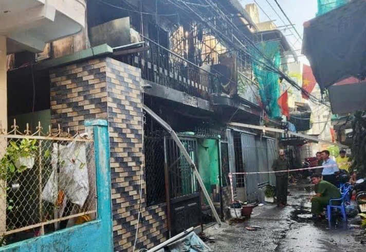 căn nhà xảy ra vụ hoả hoạn ở Long Khánh (Đồng Nai) nằm trong hẻm nhỏ