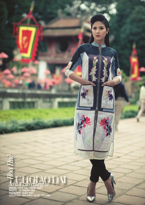 Hoa huệ thể hiện sự thanh khiết là ý tưởng của Xuân Hảo.